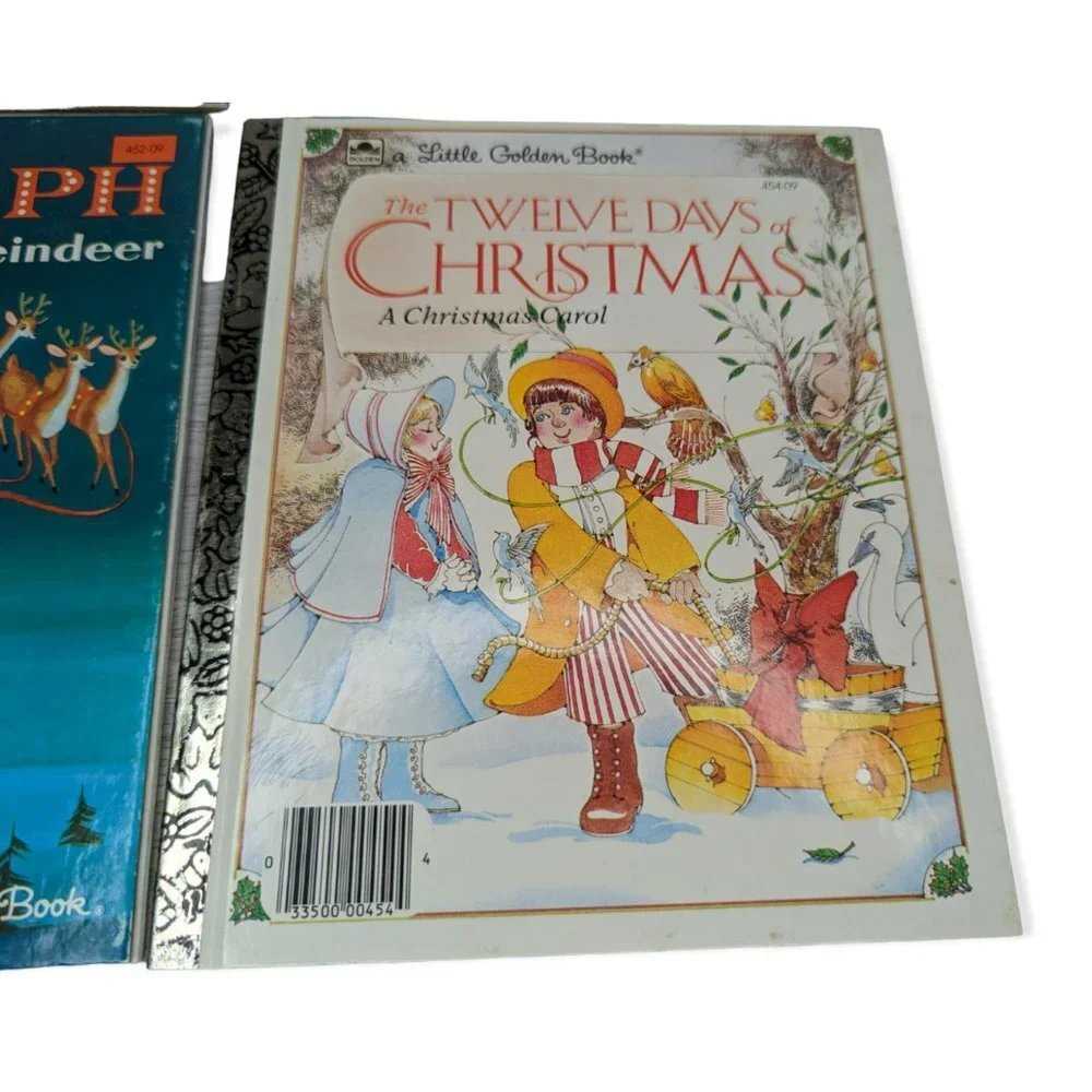 Vintage Christmas Golden Books-4